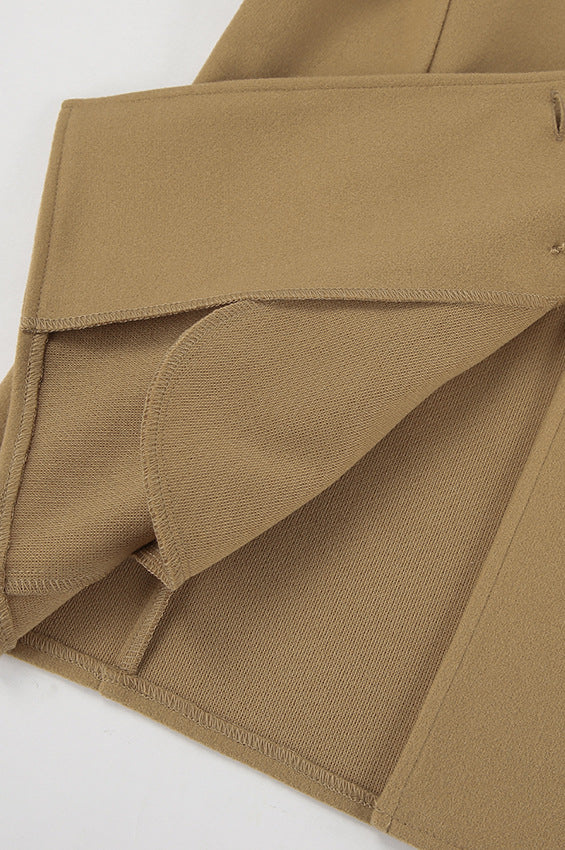 Loose Wool Lapel Coat coats