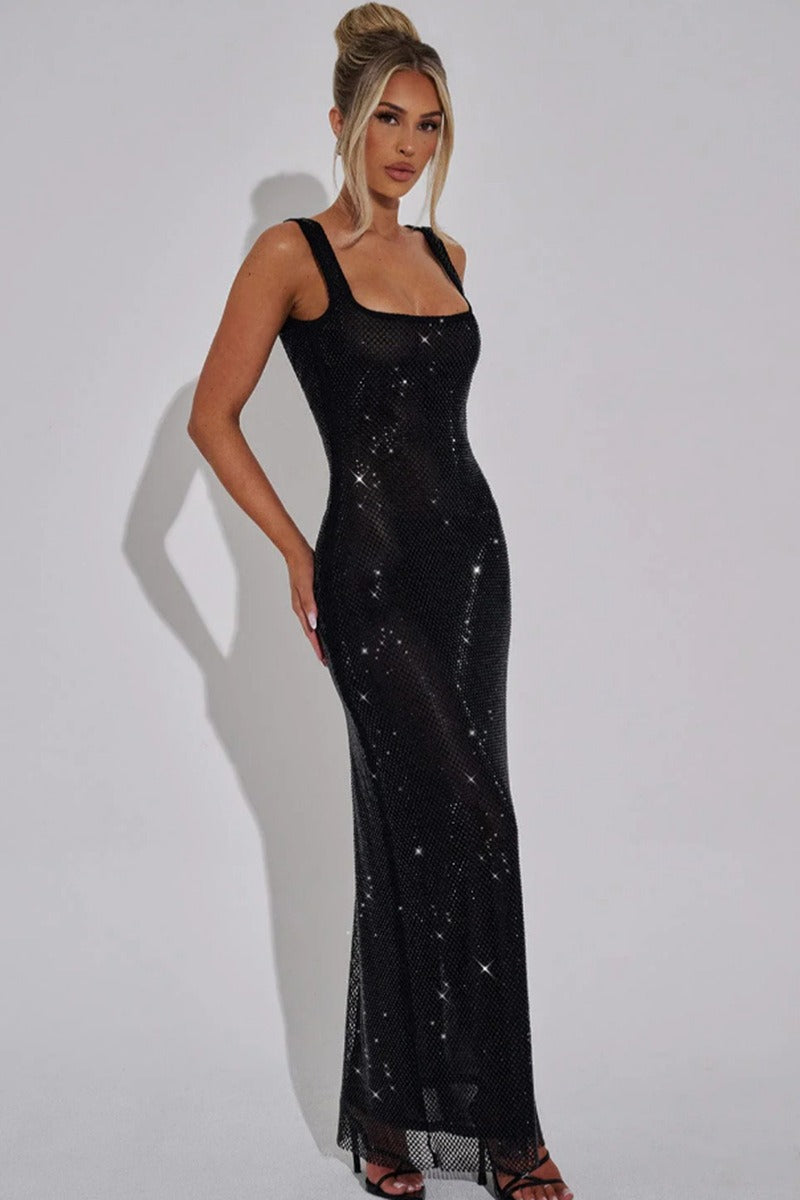 Sequin Rhinestone Bodycon Party Dress