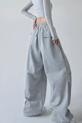 High Waist Sweatpants Knit Pants