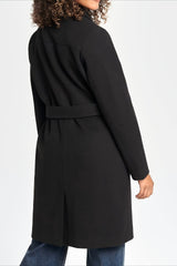 Two Pocket Wool Style Classic Overcoat