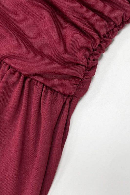 Strapless Off Shoulder Maxi Formal Dress