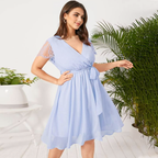 JuliaFashion - Short Sleeve Lace Chiffon Bohemian Sundress