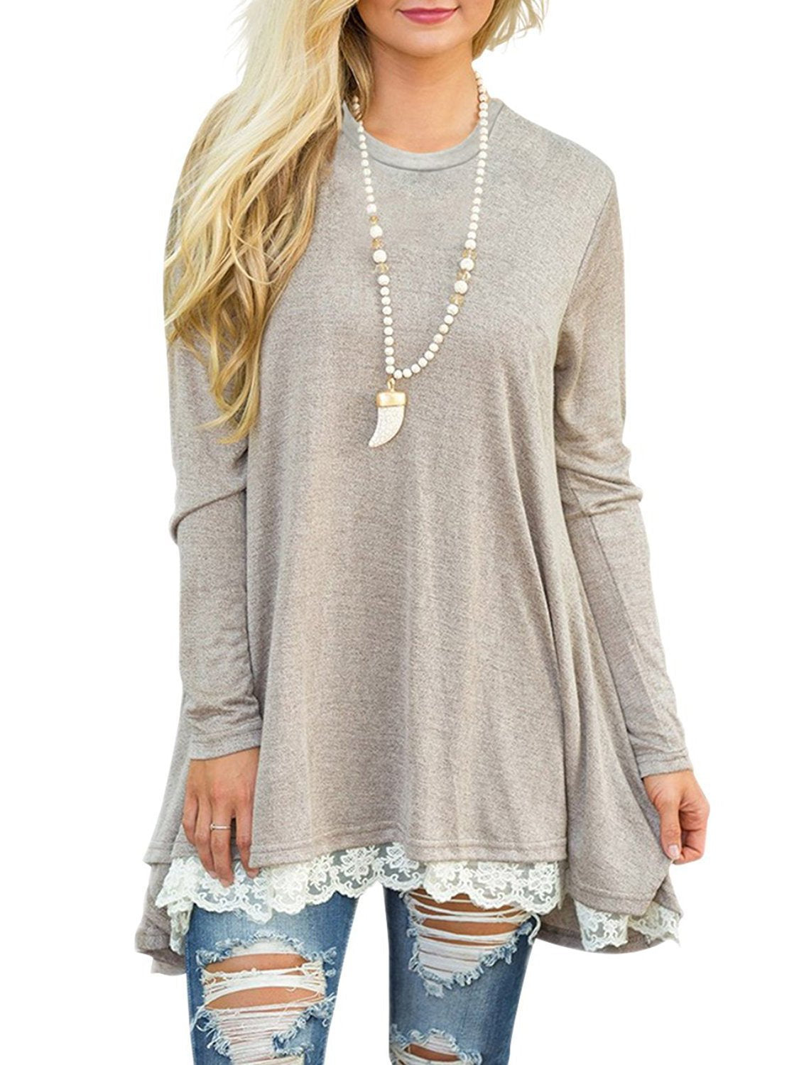 JuliaFashion - Wander Away Lace Mini Dress