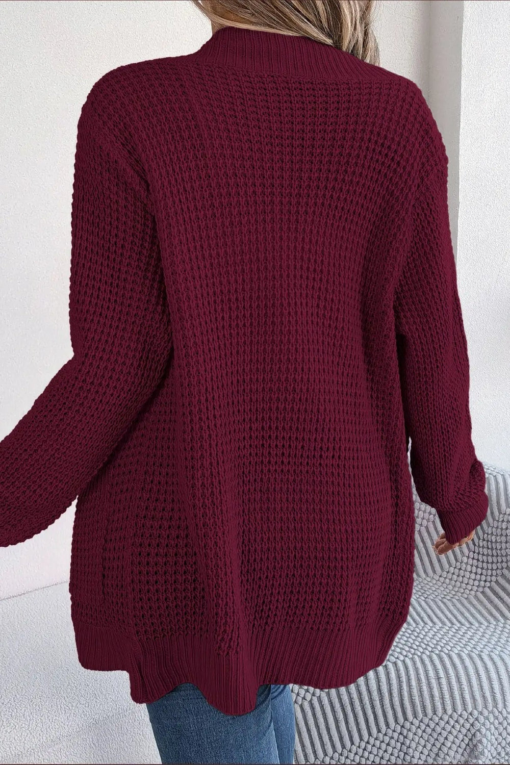 Loose Knit Pocket Cardigan