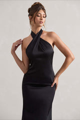 Slim Fit Halter Evening Party Dress