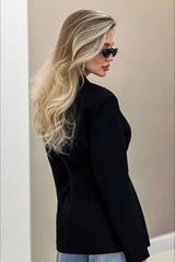 Belted Slim Fit Blazer