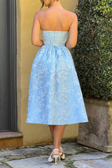 Strapless Elegant Party Dress