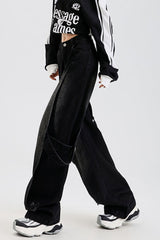 Vintage Washed Patchwork Jeans