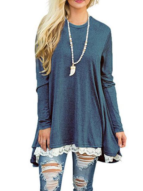 JuliaFashion - Wander Away Lace Mini Dress