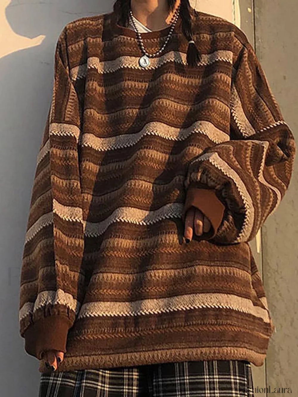80’s Grandma Sweater Brown / S Sweaters