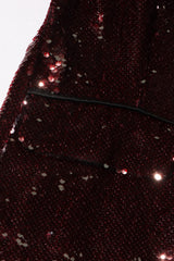 Elegant Sequin V - Neck Long Sleeve Blazer