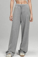 Loose Wide Leg Slimming Versatile Knit Pants