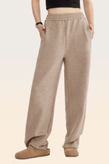 Fleece Lined Comfort Curved Knit Pants