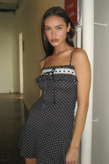 Sexy Lace-Trim Cami Mini Dress