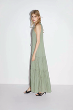 JuliaFashion - Sexy Loose Strap Maxi Boho Dress