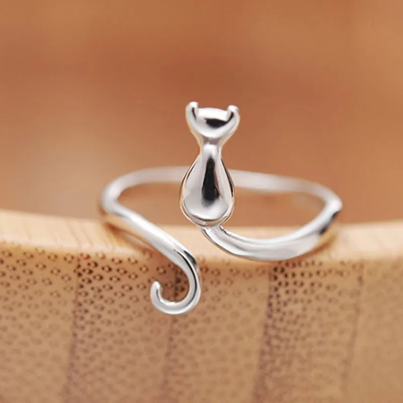 JuliaFashion-Luxury Designer Cat Engagement Ring
