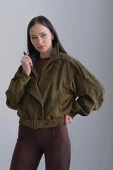 Brown Relaxed Fit Vintage Jacket