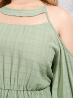 JuliaFashion-Knee Length Party Off Shoulder Vestidos Plaid Dresses