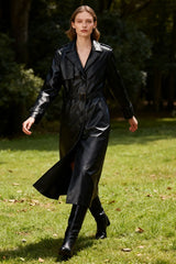 Vintage Style Single Breast Belted Overcoat