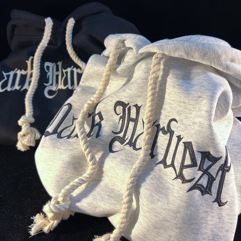 JuliaFashion - 2024 Thin Fashion Hoodie Oversize Loose Drape Sweatshirt