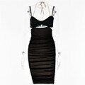 JuliaFashion - 2024 Sexy Sleeveless Hollow Out Slim Dress