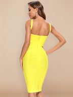 JuliaFashion - 2024 Vintage Party Club Blue Green Bodycon Dress