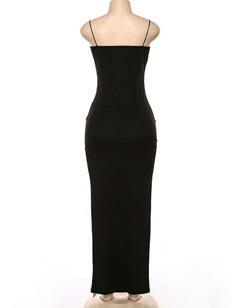JuliaFashion - Sexy Sleeveless Camisole Clubwear Evening Party Dress
