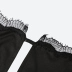 Baddie Backless Slit Mini Dress