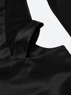 Baddie Cut Out Sheer Mini Dress