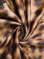 Baddie Leopard Lace Mini Dress