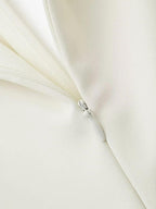 Belted Plunge Neck Mini Dress