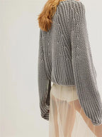 JuliaFashion - Knitted V-neck Casual Solid Color Knitted Buttons Up Cardigans Winter Warm Autumn Knitwear Sweater