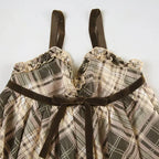 Coquette Plaid Mini Dress