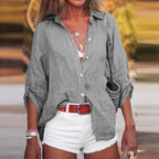 JuliaFashion - 2024 Summer Office Streetwear Blouse