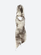 Cyberpunk Hooded Mini Dress