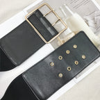 JuliaFashion-Elastic Wide Corset Belt Female Waist Big Belts