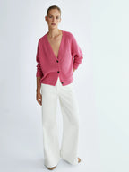 New Style Fashion Women's Casual Rib Knit Top Cardigan