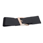 JuliaFashion - 2024 Waist Elastic Cummerbund Wide Stretch Big Dress Belt