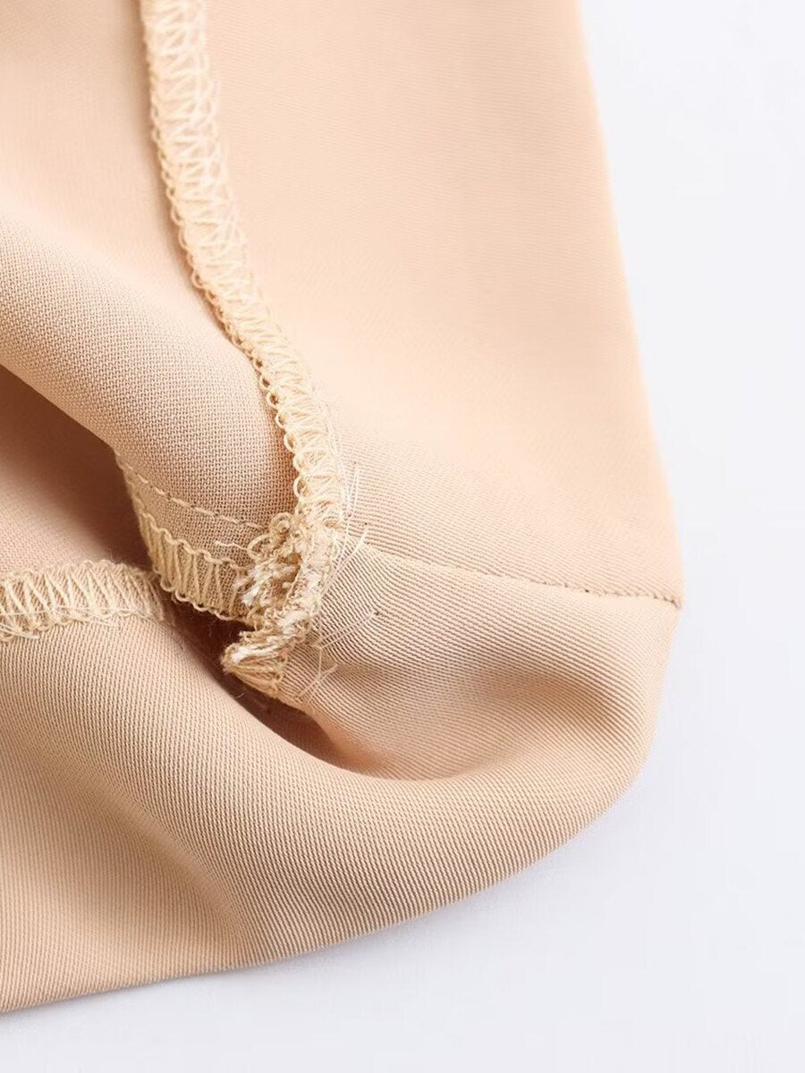 JuliaFashion - Slim Midi Dress with Cut Out Details