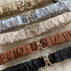 JuliaFashion - 2024 Women Waist Strap All-match Lady Dress Coat Sweater Decorative Waistband