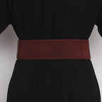 JuliaFashion-Big Gold Color Pin Buckle Waistband Female Waist Belt