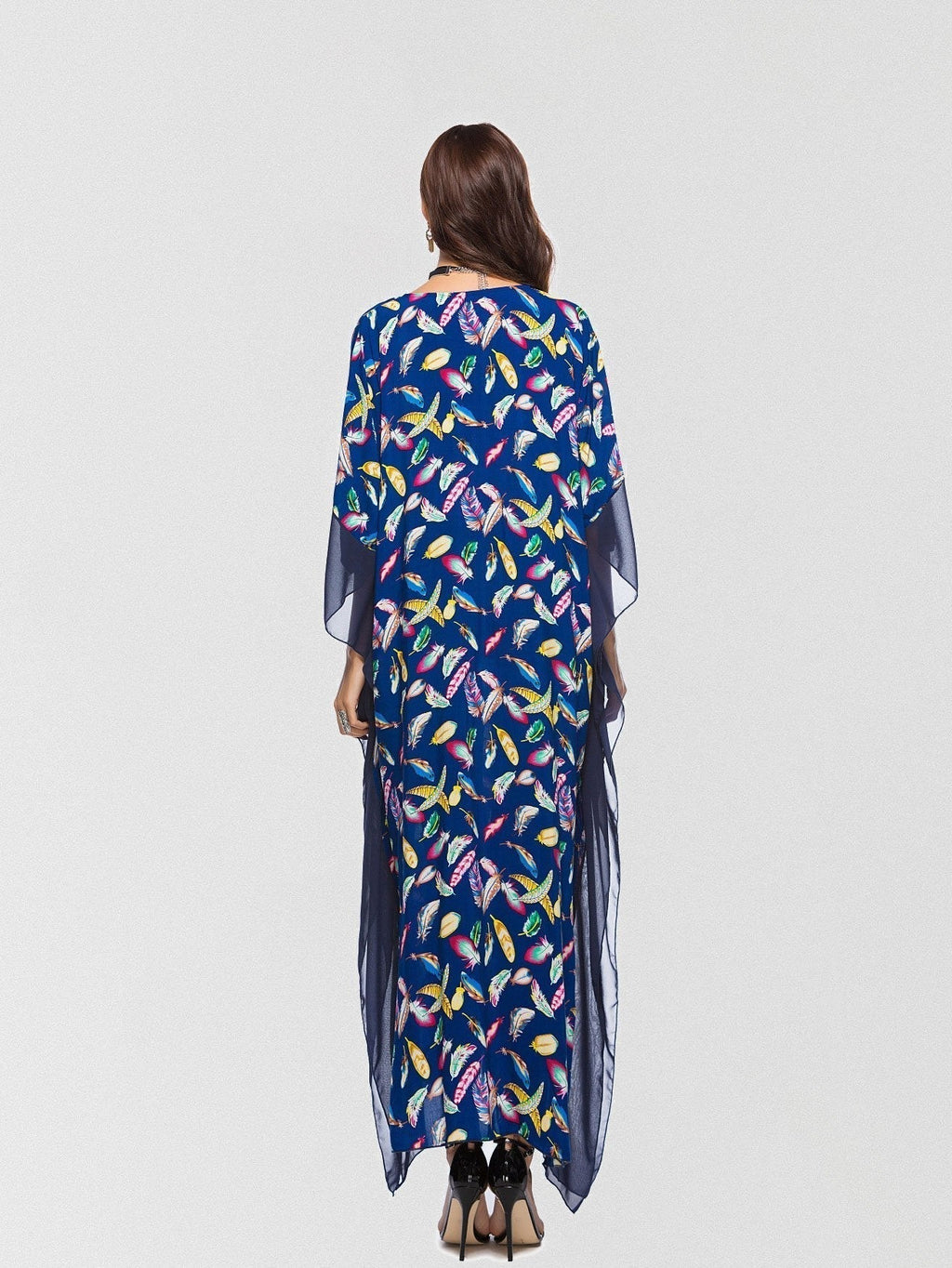 JuliaFashion - 2024 Talk To Me Printed Maxi Dress