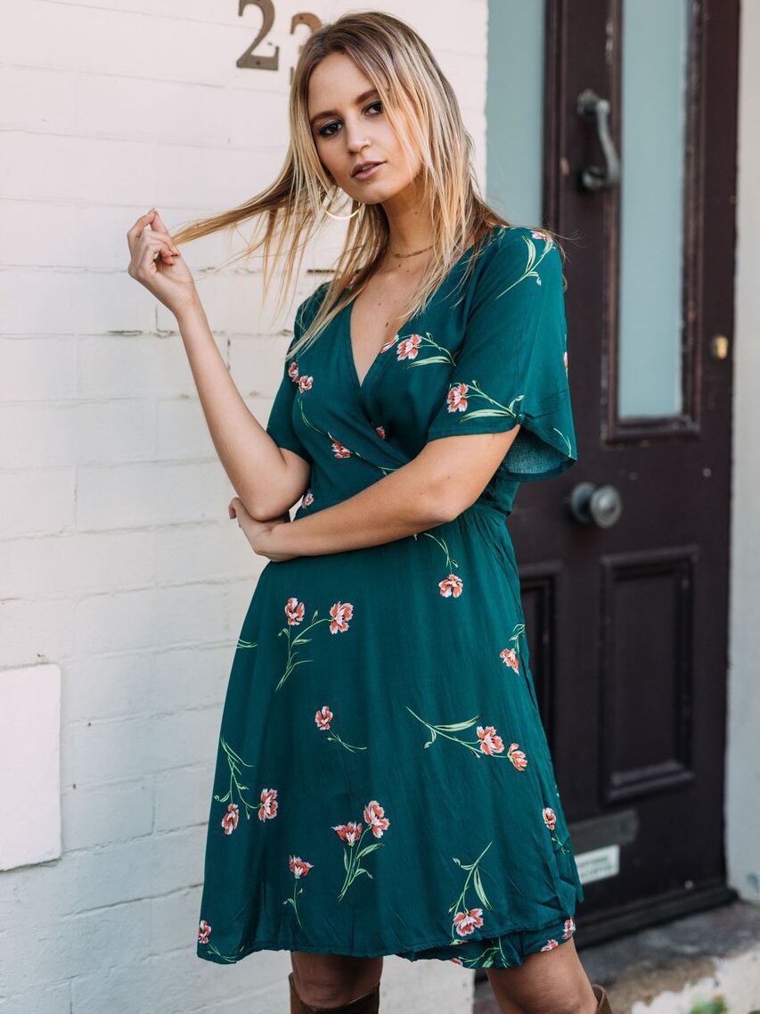 JuliaFashion-Nobody Like You Floral Mini Dress