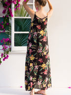 JuliaFashion-Hot Hot Hot Floral Print Midi Dress