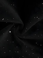 Glitter Asymmetric Mini Dress