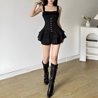 Goth Black Mini Dress