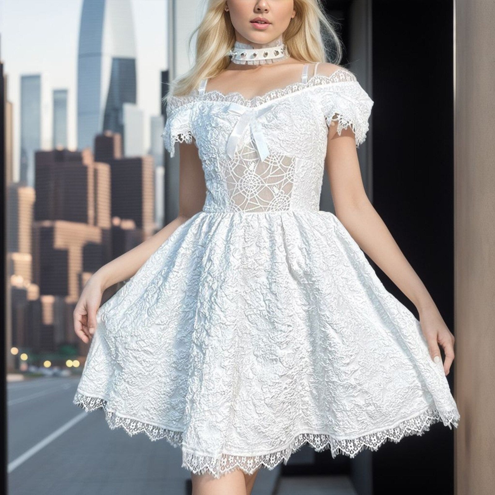 JuliaFashion - Sexy Gothic Harajuku Mini Party Dress