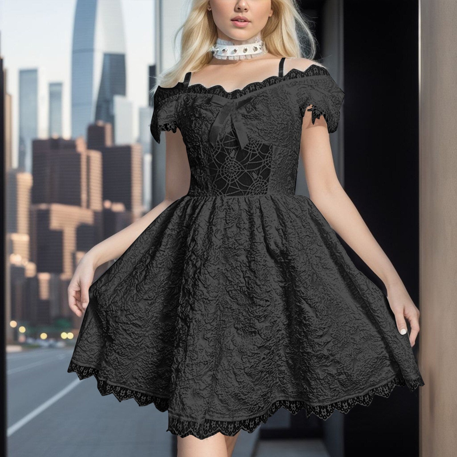 JuliaFashion - Sexy Gothic Harajuku Mini Party Dress