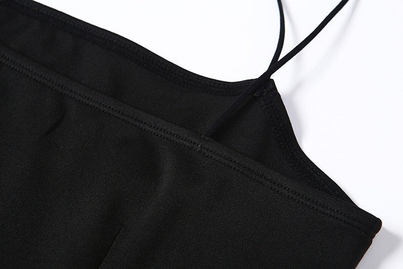 JuliaFashion - Sexy Sleeveless Camisole Clubwear Evening Party Dress