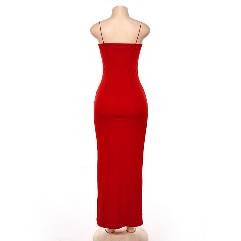 JuliaFashion - Sexy Sleeveless Camisole Clubwear Evening Party Dress